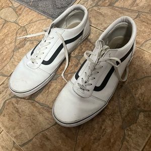 Vans leather material.